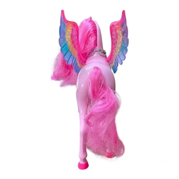 Barbie Doll Toy, Pegasus Pink Winged Horse Toy Inspired A Touch of Magic TV Show - Picture 6 of 11